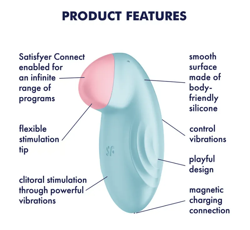 Satisfyer Tropical Tip Lay-On Vibrator