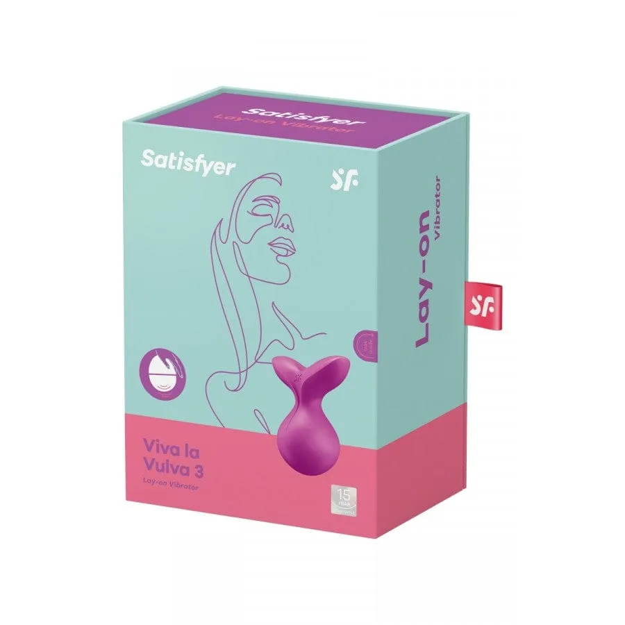 Satisfyer Viva La Vulva 3 Lay-On Vibrator