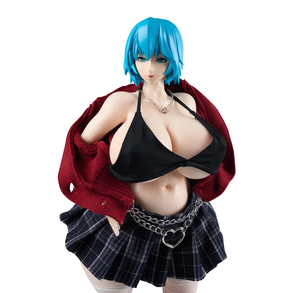 Sex Doll Clothing Red Uniform Set Sexy Lingerie Anime Cosplay (For #2.4.5 body)