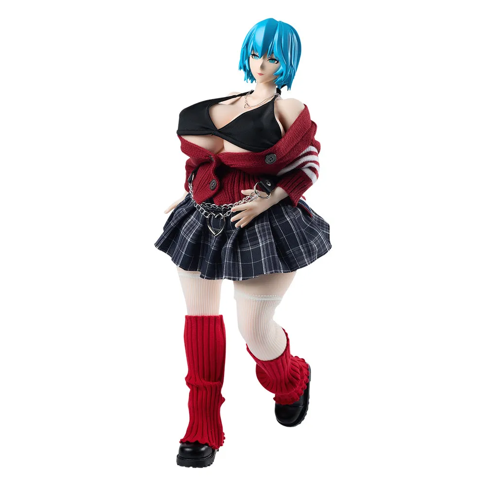 Sex Doll Clothing Red Uniform Set Sexy Lingerie Anime Cosplay (For #2.4.5 body)