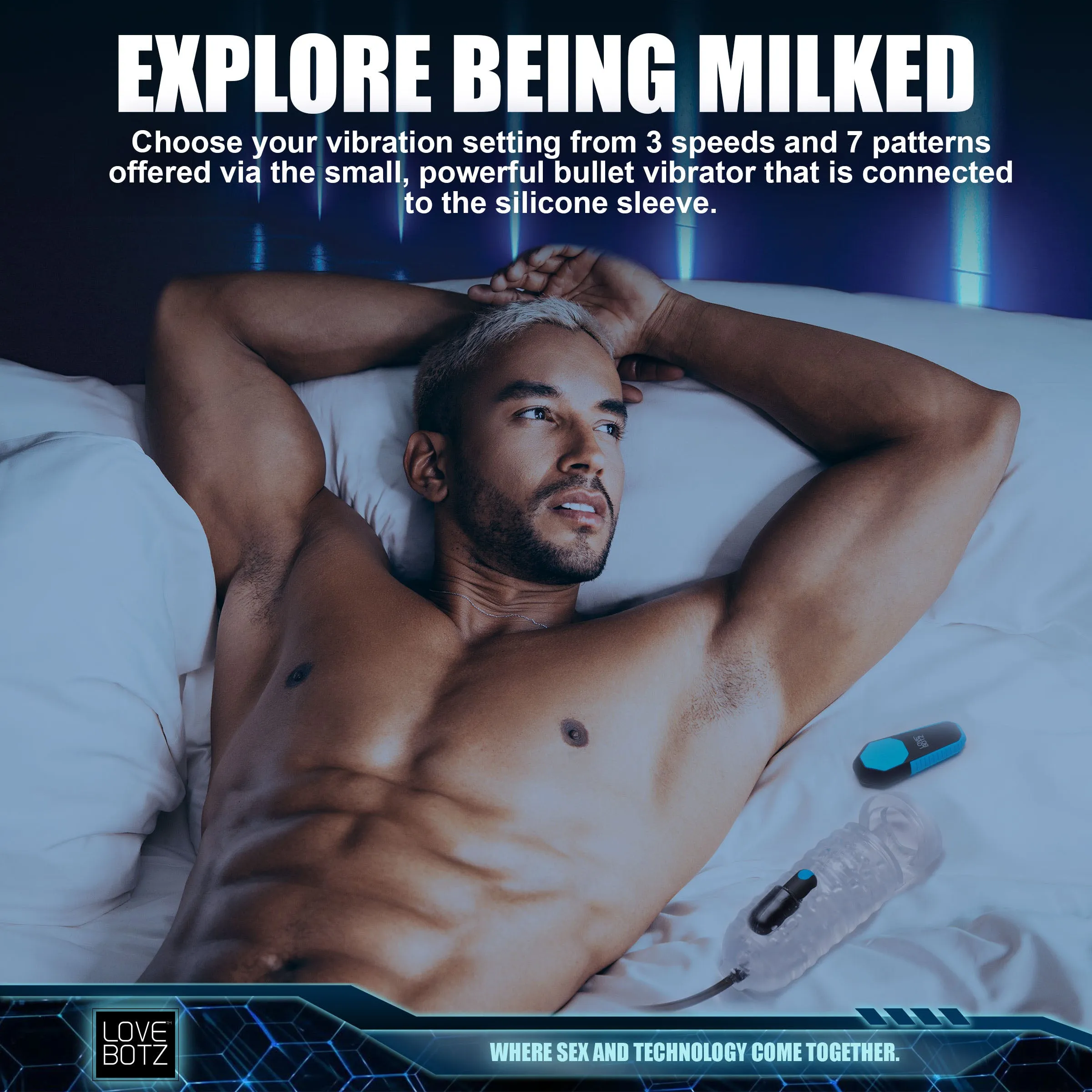 The Milker Pro Edition With Automatic Stroking. Suction And Vibration