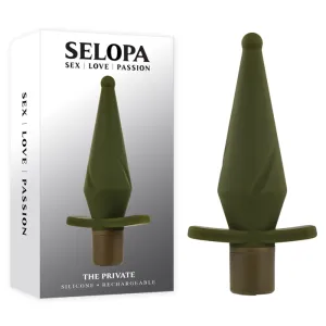The Private Vibrating Anal Plug 5.12 by Selopa