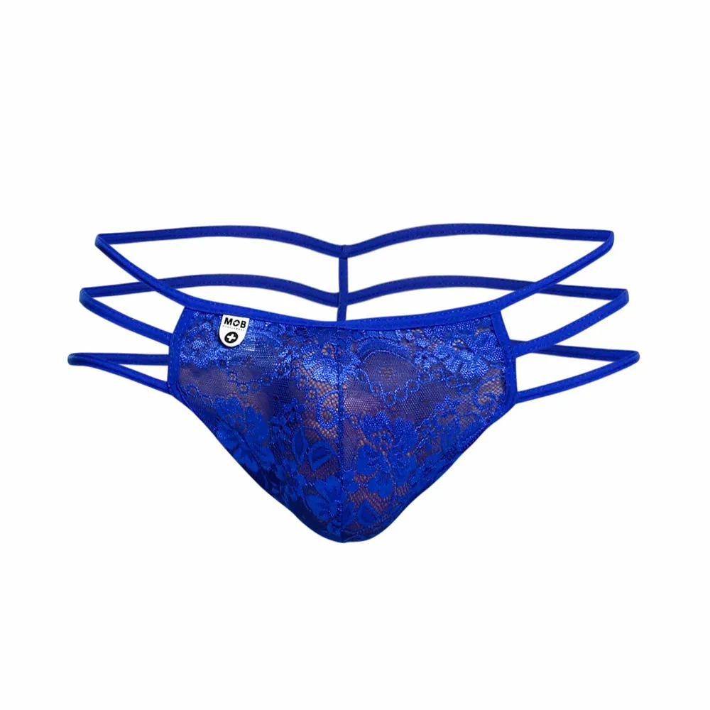 Triple Lace String Thong Royal L/Xl