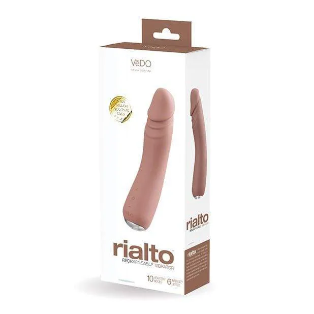 VeDO - Rialto Rechargeable Realistic Vibrating Dildo 7.5