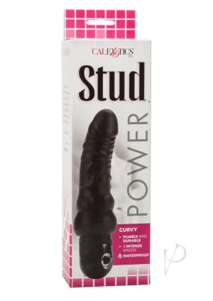 Waterproof Power Stud Curvy Black