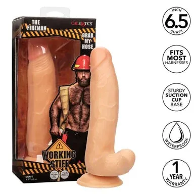 Working Stiff™ Fireman 6.5 Dildo by Cal Exotics