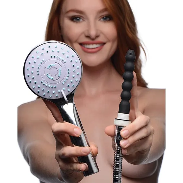 XR - CleanStream Discreet Shower Enema Set (Silver)