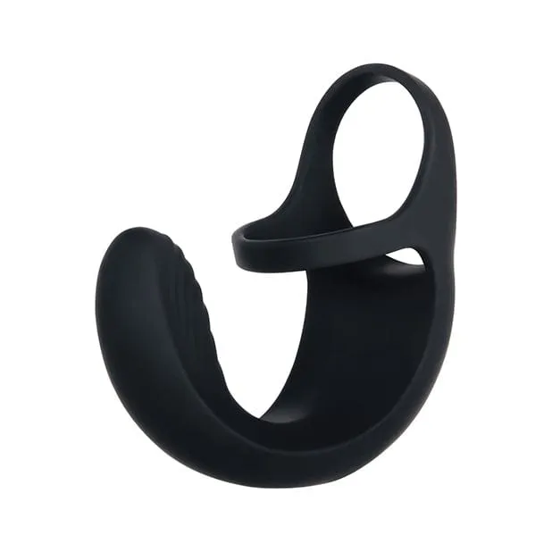 Zero Tolerance - Vibrating Ball Cradle Cock Ring with Remote (Black)